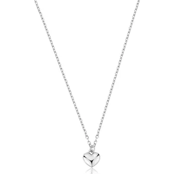 Módní doplněk S'Agapõ Romantický ocelový náhrdelník s přívěskem srdíčka Luce SCE41 + 2 měsíce na vrácení zboží