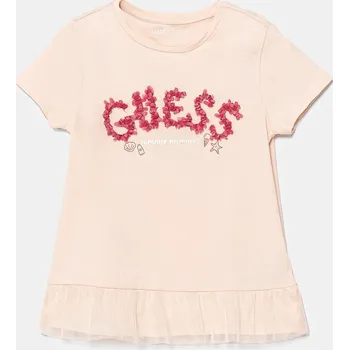 Dětská móda Dětské tričko Guess K5GI21.K6YW4.PPYA béžová 02X, vel. 122-125