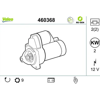 Startér Startér VALEO 460368