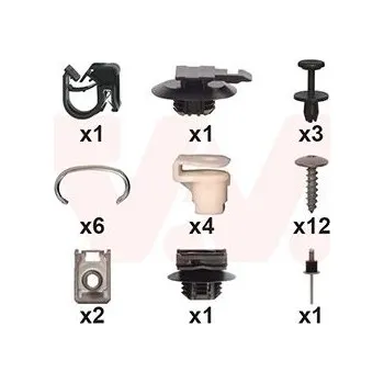 Nárazník Montážní sada, nárazník VAN WEZEL 4081794