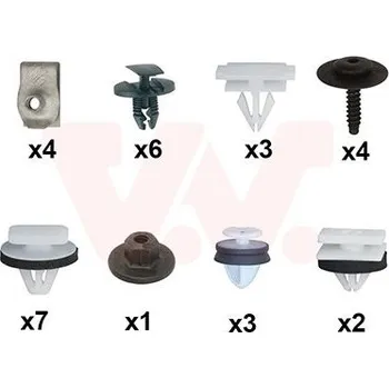 Montážní sada, blatník VAN WEZEL 0949796