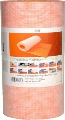 DITRA 25 Izolační polyetylénová folie, H = 3,5 mm, šířka: 1 m