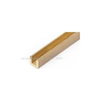 Stavební profil 10217 Kutil/Profil -U- 10x10x1mm/Elox zlato/200cm