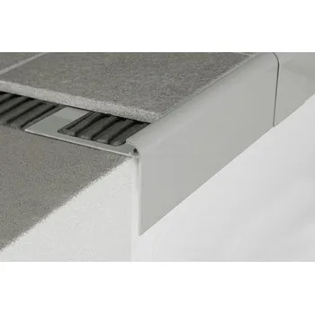 Stavební profil 87914 Ukončovací profil CPDV/95/10 H=10mm, H1=95mm, popelavě...