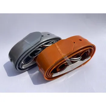 tréninková pomůcka pro psa Plastový obojek pro psy Aetertek 2,5 x 62 cm - šedá