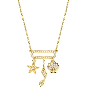 Módní doplněk Disney Pozlacený náhrdelník Malá mořská víla NS00053YZWL-157.CS + 2 měsíce na vrácení zboží