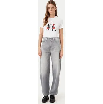 Dámské tričko ONLY T-Shirt Mickey 15317991 Bílá Regular Fit XS