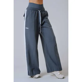 Dámské legíny NEBBIA Oversized tepláky POWER šedé S