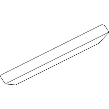 GEZE OL320 krycí profil pro RWA100NT, D 2000 mm, hliník smalt bílá RAL 9016