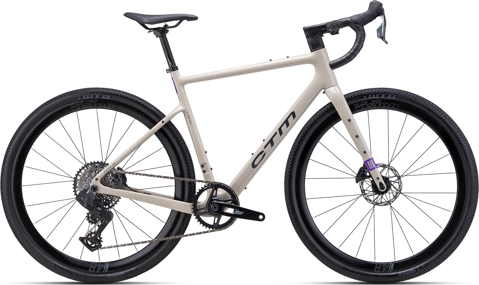 Gravel CTM KOYUK CR RACE - betónová (2026) Frame Size: 520