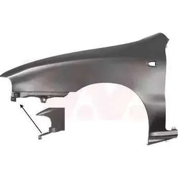 Blatník karosérie VAN WEZEL P přední blatník s otvorem pro blikač VAW 1756656