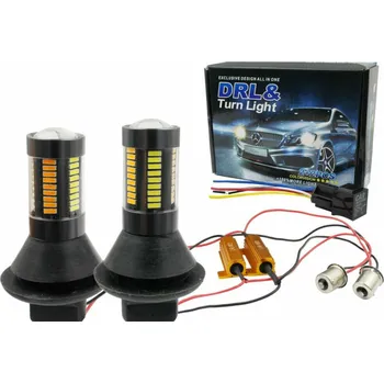 Denní svícení Superlight LED žárovky BA15S směrových světel s denním svícením 66 diod