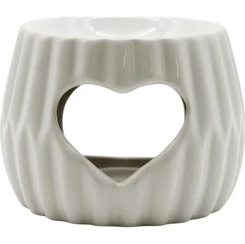 Aroma lampa Arôme Aromalampa Srdce, barva šedá Barva: Bílá
