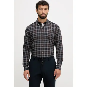 Bavlněná košile Barbour MSH4982 hnědá 88X, vel. L