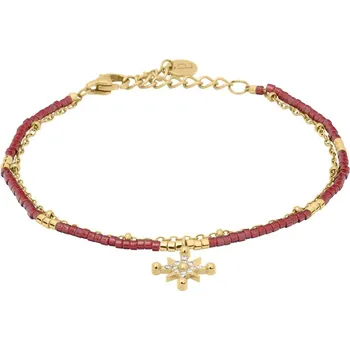 Náramek Pierre Lannier Dvojitý pozlacený náramek s hvězdičkou Antharea BJ25A8251 + 2 měsíce na vrácení zboží