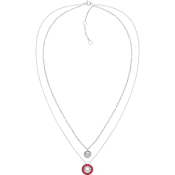 Šperk Tommy Hilfiger Moderní dvojitý ocelový náhrdelník s krystalem Layered 2780803 + 2 měsíce na vrácení zboží