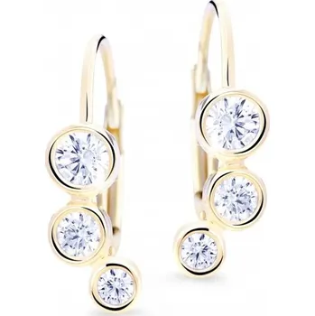 Náušnice Cutie Diamonds Luxusní visací náušnice ze žlutého zlata s diamanty DZ8030-55-00-X-1 + 2 měsíce na vrácení zboží