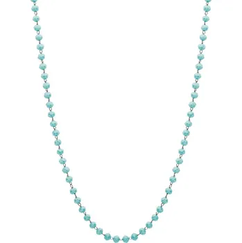 Módní doplněk S'Agapõ Tyrkysový korálkový náhrdelník na přívěsky Happy SHAC57 + 2 měsíce na vrácení zboží