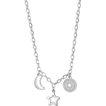 Módní doplněk S'Agapõ Kouzelný ocelový náhrdelník s přívěsky Happy SHAR01 + 2 měsíce na vrácení zboží