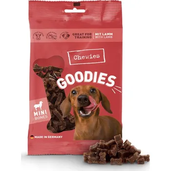 Pamlsek pro psa Chewies goodies mini kostičky s jehněčím 125 g - EXPIRACE 1. 1. 2026