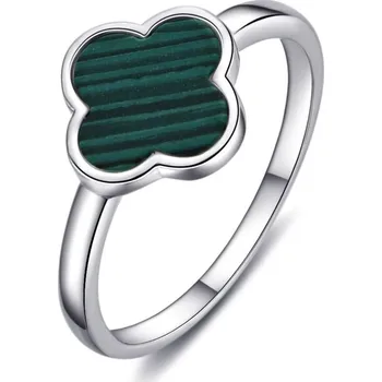 Prsten MOISS Stříbrný prsten pro štěstí Čtyřlístek R0004469-P 60 mm + 2 měsíce na vrácení zboží