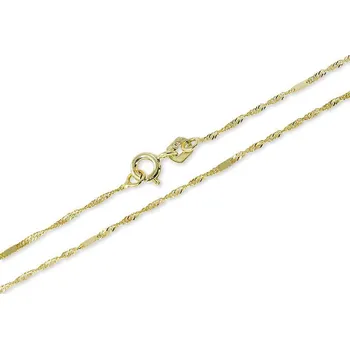 Náramek Brilio Zlatý náramek Lambáda s destičkami 19 cm 261 115 00234 + 2 měsíce na vrácení zboží