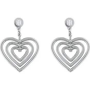 Šperk Tommy Hilfiger Romantické ocelové náušnice Srdce TH2780406 + 2 měsíce na vrácení zboží