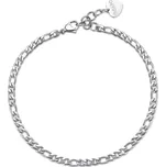 S'Agapõ Nadčasový ocelový řetízkový náramek na kotník Chunky SHK17 + 2 měsíce na vrácení zboží