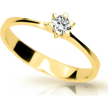 Prsten Cutie Diamonds Zásnubní prsten ze žlutého zlata s briliantem DZ6812-1953-10-X-1 65 mm + 2 měsíce na vrácení zboží