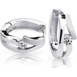 Cutie Diamonds Slušivé kruhové náušnice z bílého zlata s brilianty DZ6483-2026-80-00-X-2 + 2 měsíce na vrácení zboží