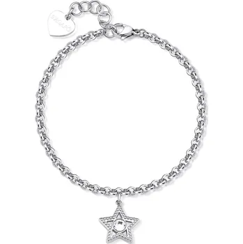 Náramek S'Agapõ Ocelový náramek s hvězdičkou Lucky Light SKT43 + 2 měsíce na vrácení zboží