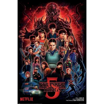 Plakát Pyramid International Stranger Things One Sheet Season 5 91,5 x 61 cm