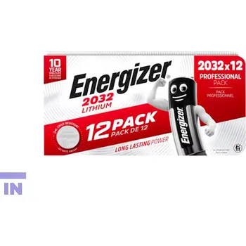 Článková baterie Energizer Baterie Energizer, 3V/CR2032, lithiové, 12 kusů v balení