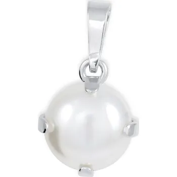 Šperk Soliter Elegantní stříbrný přívěsek se syntetickou perlou 448 001 00600 04 + 2 měsíce na vrácení zboží