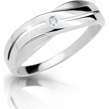 Prsten Cutie Jewellery Něžný prsten z bílého zlata se zirkonem Z6865-1562-10-X-2 64 mm + 2 měsíce na vrácení zboží