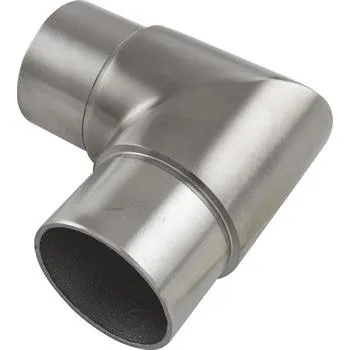 Zábradlí ECONOMY rohový oblouk 90° pro trubku o 42,4 x 2,0 mm,nerez beoušená V2A