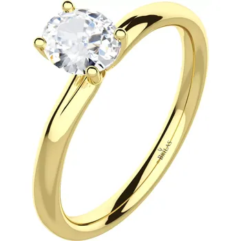 Šperk Suno G Briliant - zásnubní prsten ze žlutého zlata s brilianty