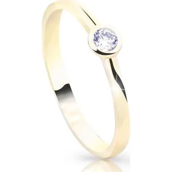 Prsten Cutie Diamonds Zásnubní prsten ze žlutého zlata s diamantem DZ8006-10-X-1 52 mm + 2 měsíce na vrácení zboží