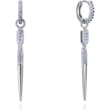 Módní doplněk Viceroy Elegantní stříbrné kruhy s přívěsky 2v1 2322E000-30 + 2 měsíce na vrácení zboží