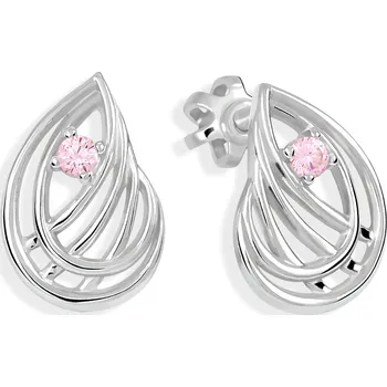 Šperk Soliter Půvabné stříbrné náušnice se zirkony 436 001 00543 0400440 + 2 měsíce na vrácení zboží