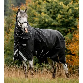 Vybavení pro koně Deka výběhová Horseware -AMIGO SUPER BRAVO PLUS 250G- - Černá - 130cm (6´0)
