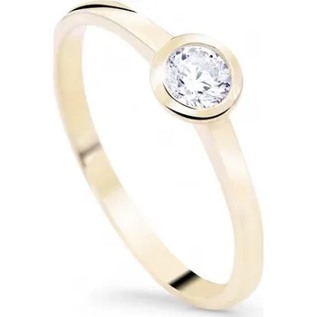 Prsten Cutie Diamonds Zásnubní prsten ze žlutého zlata s diamantem DZ8004-10-X-1 62 mm + 2 měsíce na vrácení zboží
