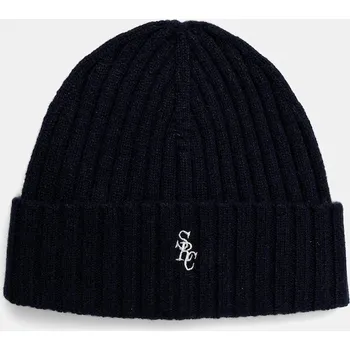 Čepice Vlněná čepice Sporty & Rich SRC Cashmere, ONE SIZE, námořnická modř, 59X