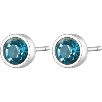 Módní doplněk S`Agapõ Ocelové náušnice s krystaly CLICK SCK25 + 2 měsíce na vrácení zboží