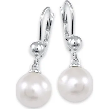 Šperk Soliter Stříbrné náušnice se syntetickými perlami 438 001 01726 04 + 2 měsíce na vrácení zboží