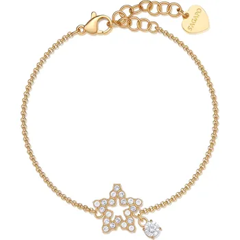 Náramek S'Agapõ Ocelový náramek Hvězdička s krystaly Twinkle SWN16 + 2 měsíce na vrácení zboží