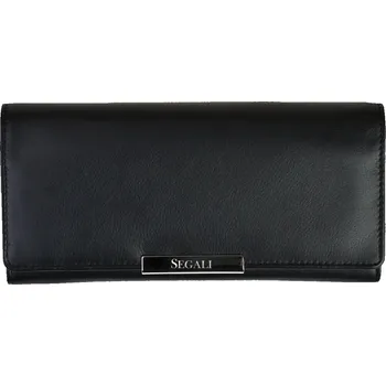 Peněženka SEGALI Dámská kožená peněženka 7066 black + 2 měsíce na vrácení zboží