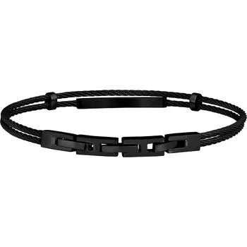 Náramek BREIL Dvojitý ocelový náramek pro muže Loop TJ3441 + 2 měsíce na vrácení zboží