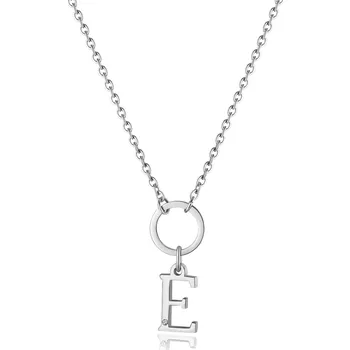 Módní doplněk S'Agapõ Dámský ocelový náhrdelník s písmenem E Happy SHAC69 + 2 měsíce na vrácení zboží