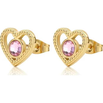 Módní doplněk S'Agapõ Pozlacené náušnice Srdíčka Lucky Light SKT48 + 2 měsíce na vrácení zboží